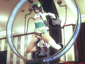 Sissy Venti gets hard sex in this Genshin Impact femboy porn