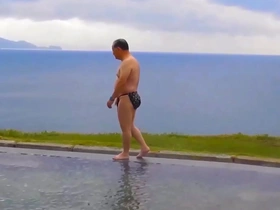 Old gay Asian video with a Japanese grandpa.