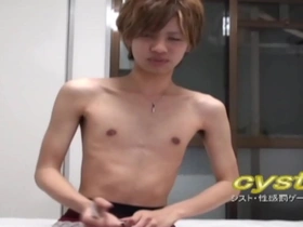 Straight and hip Yamatos wild gay anal and blowjob scene with vibrator and dildo