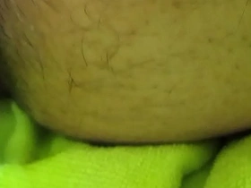 Solo boy tries out anal masturbation with electro and dildo