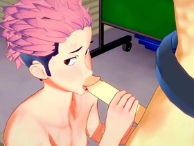 Sensual encounter between Yuji Itadori and Sakuna in Jujutsu Kaisen fanfic