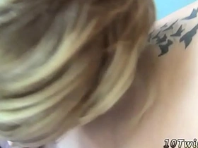 Asian gay boys get tattooed and have hot sex in POV