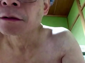 Verified gay Japanese solo boy's public masturbation and cumshot