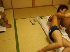 Japanese men receive oral attention