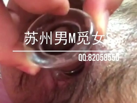Suzhou bartender's anal play with female customer